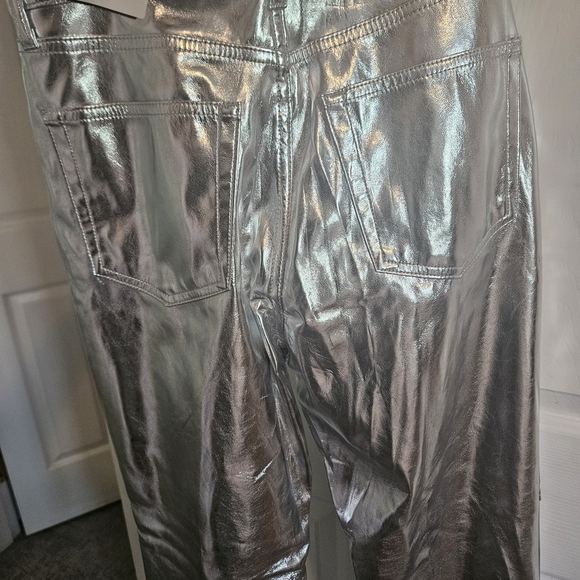 GAP Silver Straight Leg Pants - Picture 7 of 8